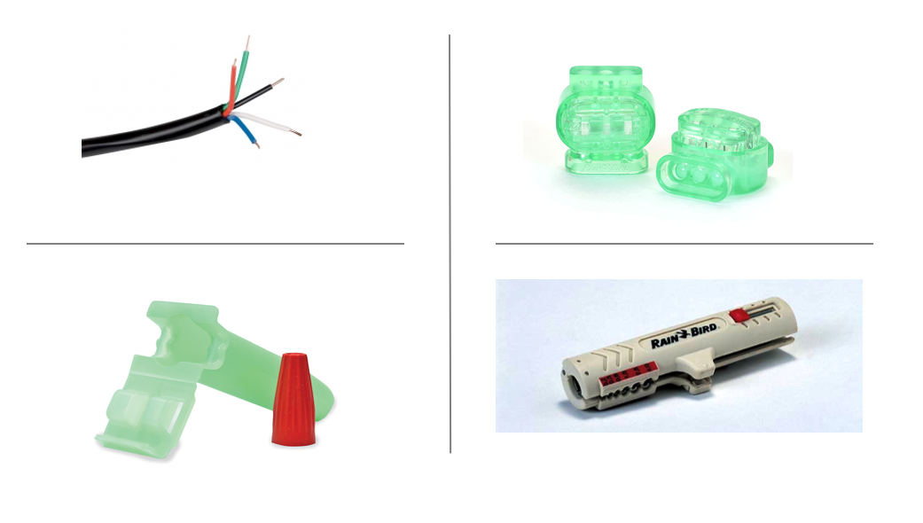 IRRICABLE, Kabelverbinder, Abisolierwerkzeug