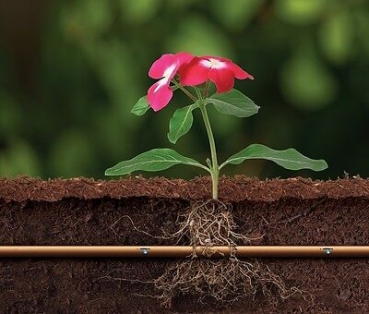 Preview: XF SDI Tropfrohr, Tropferabstand 33 cm, Durchflussmenge 2,3 l/h, 100 m Rolle