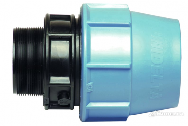 PP 32 x 1 1/2" Anschlussverschraubung mit Außengewinde