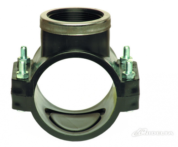 PP 160 x ¾" Anbohrschelle mit Verstärkung IG